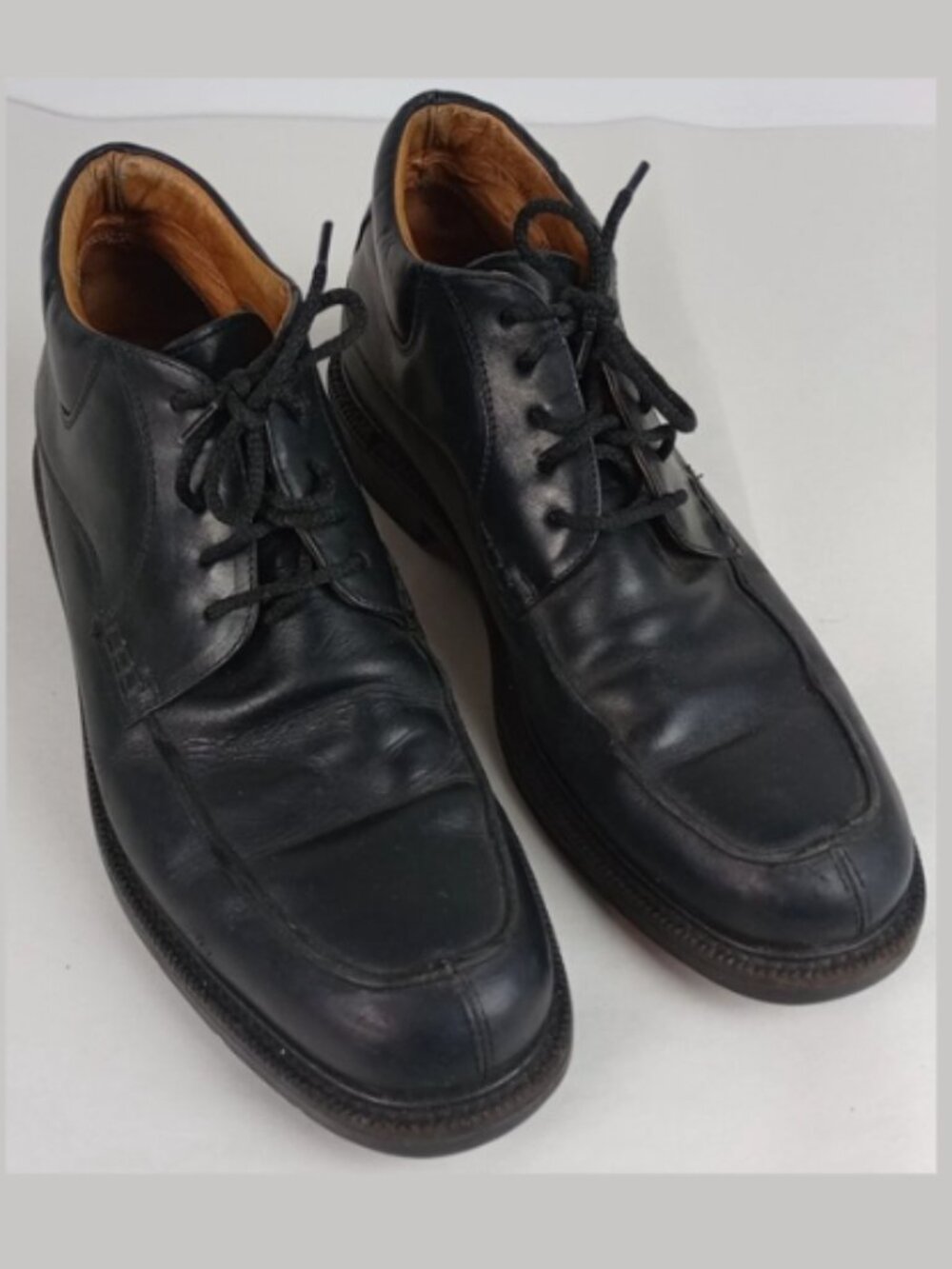 Johnston and Murphy Mens 11M Black Lace‎ Up Chukka Boot Shoes